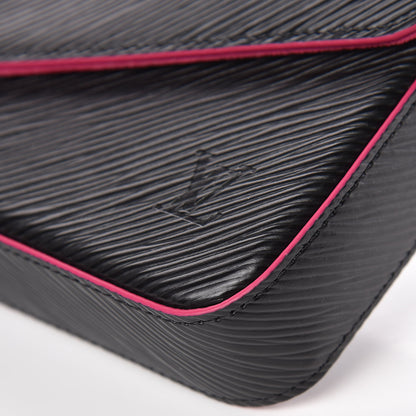 Louis Vuitton Epi Pochette Felicie Black Hot Pink 8 of 8