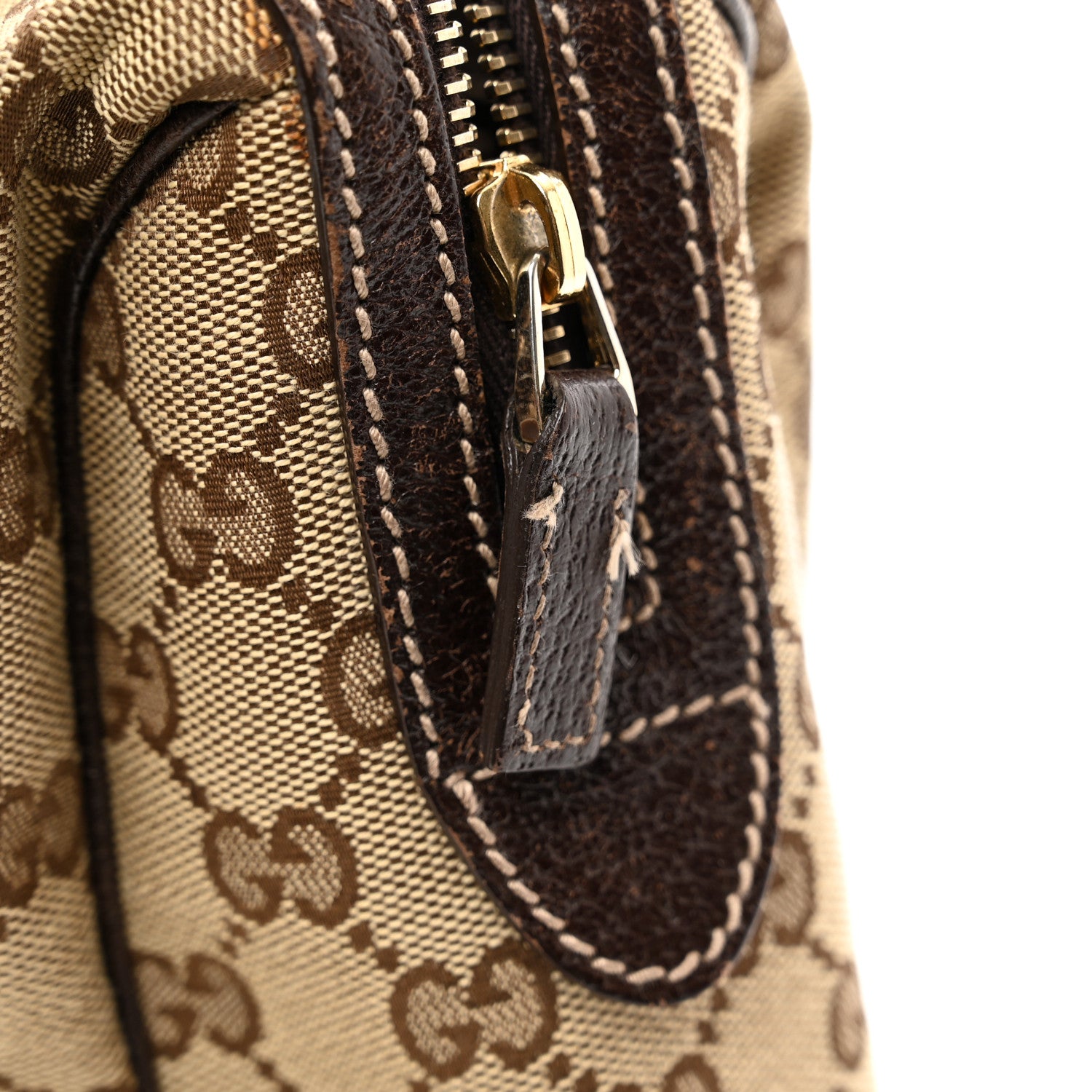 Gucci Monogram Small Charmy Boston Dark Brown 13 of 13