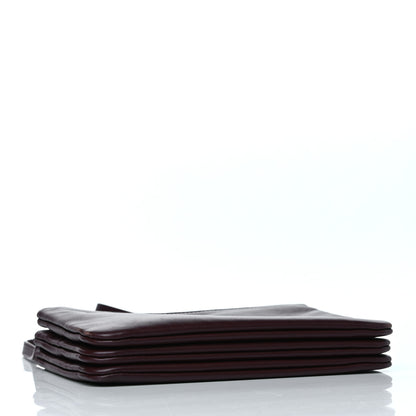 Celine Lambskin Small Trio Crossbody Bag Burgundy 3 of 9