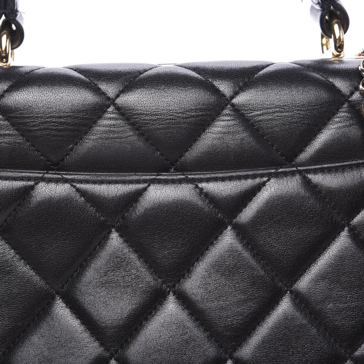 Chanel Lambskin Quilted Medium Trendy CC Flap Dual Handle Bag Black 15 of 20