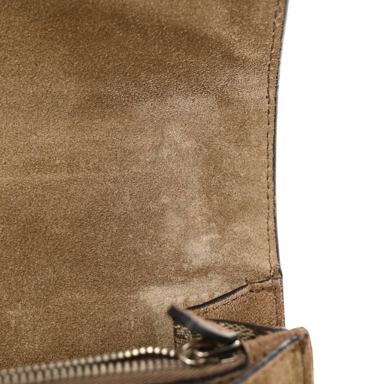 Gucci GG Supreme Monogram Embroidered Medium Dionysus Shoulder Bag Taupe 11 of 13