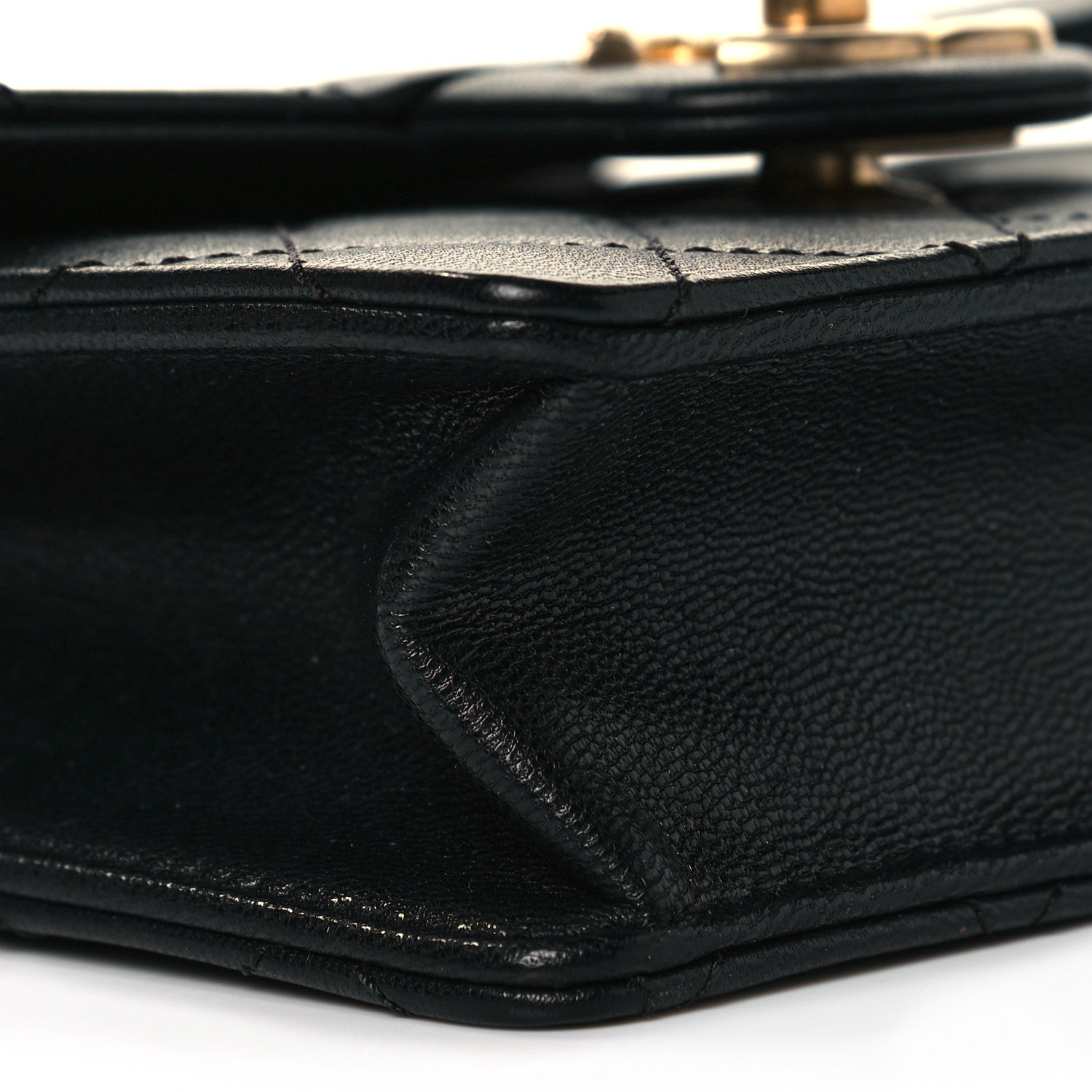 Chanel Goatskin Quilted Chic Pearls Flap Black 9 of 15