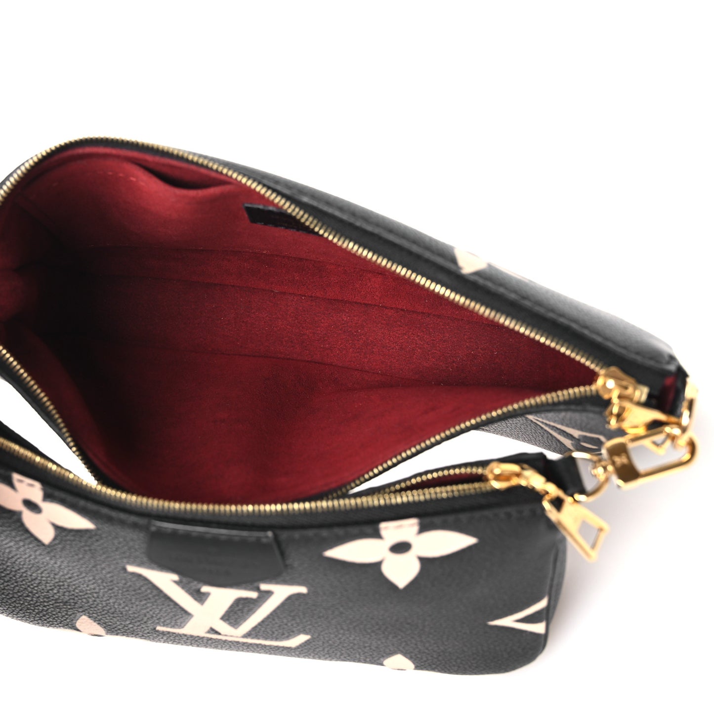 Empreinte Monogram Giant Multi Pochette Accessories Black Beige