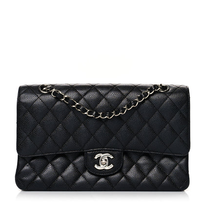 Chanel Caviar Quilted Medium Double Flap Black 1 of 10