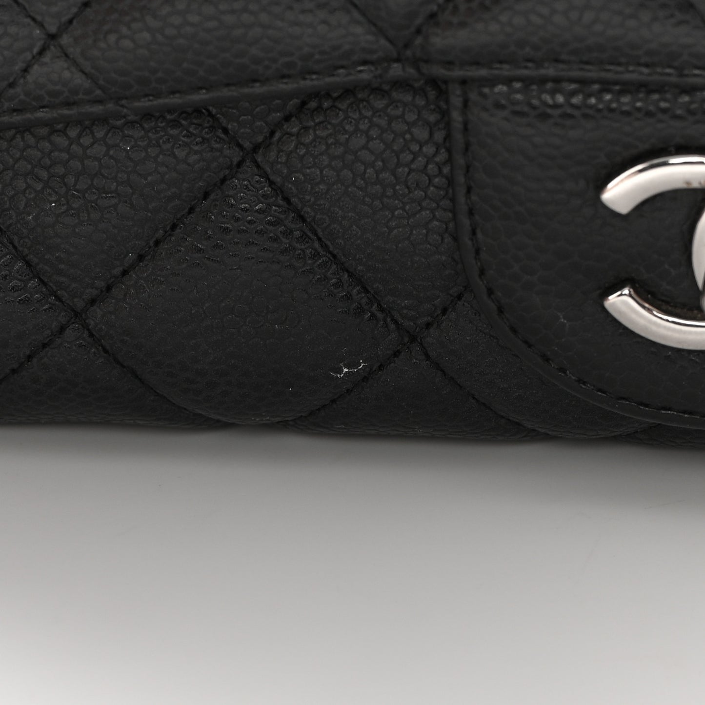 Caviar Quilted Jumbo Single Flap Black