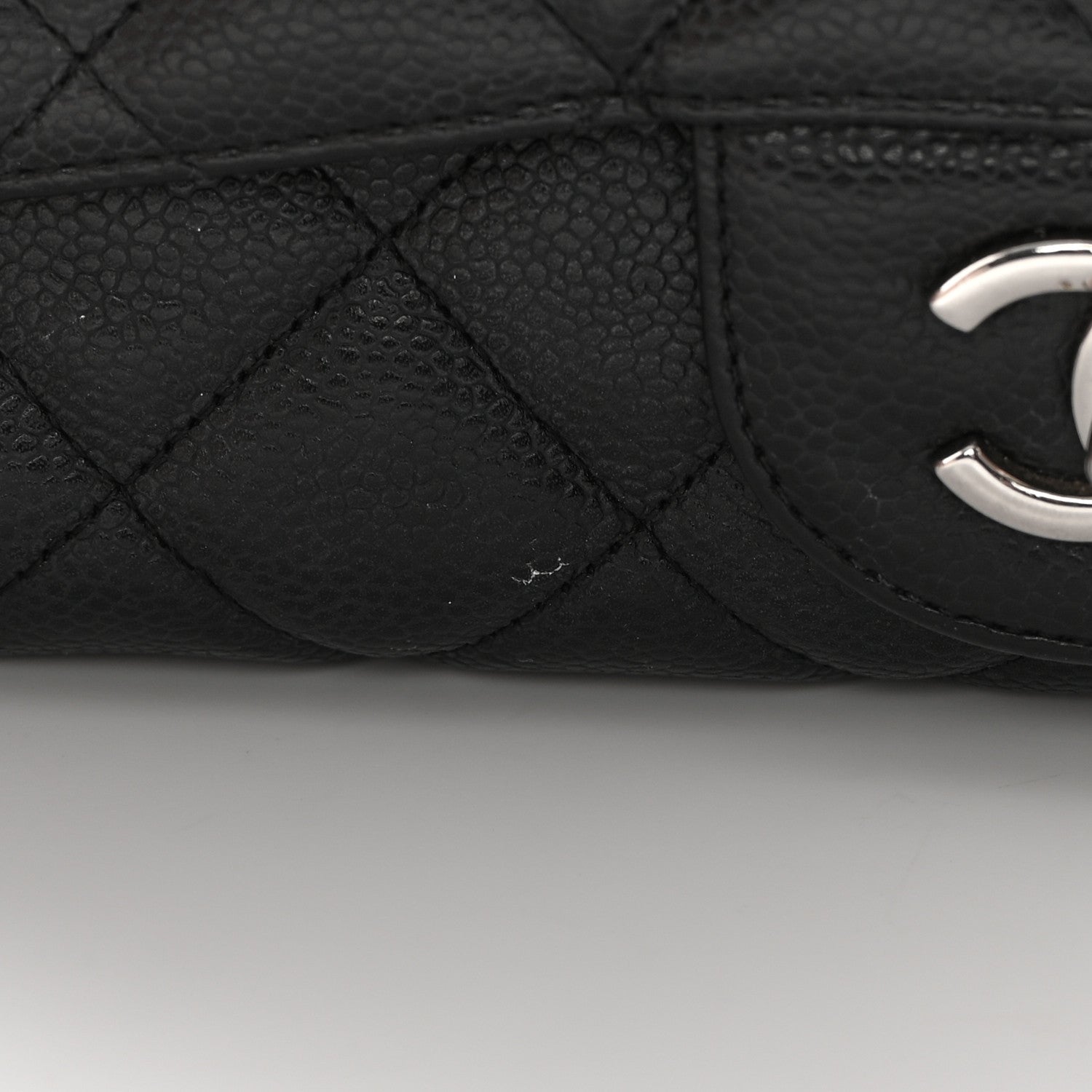 Chanel Caviar Quilted Jumbo Single Flap Black 18 of 18