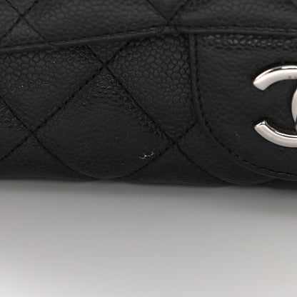 Chanel Caviar Quilted Jumbo Single Flap Black 18 of 18