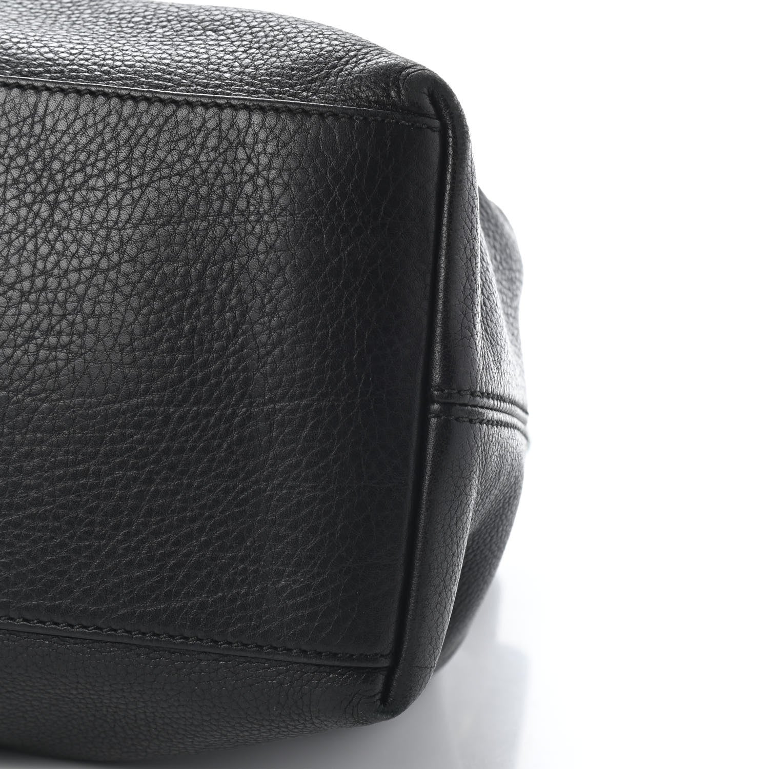 Gucci Pebbled Calfskin Medium Soho Chain Shoulder Bag Black 9 of 10