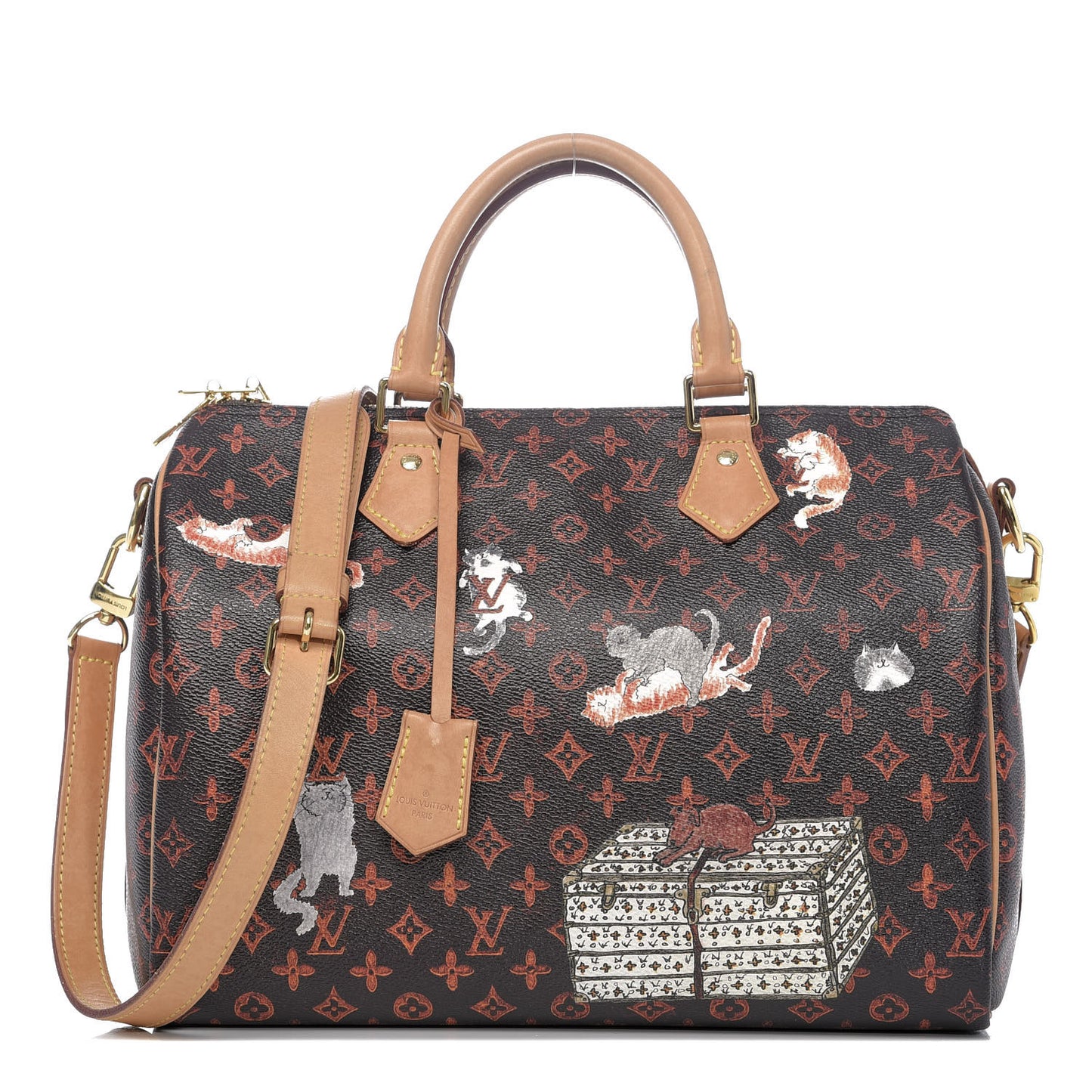 Catogram Speedy Bandouliere 30 Marron