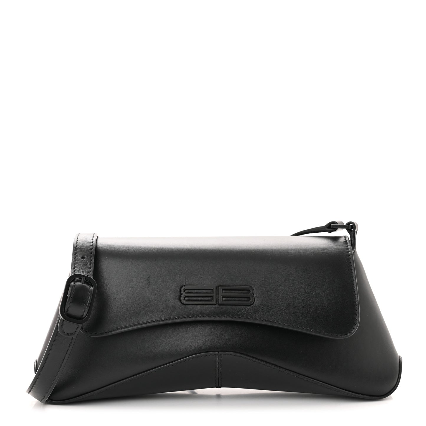 Box Calfskin Monochrome Small XX Flap Stretch Bag Black
