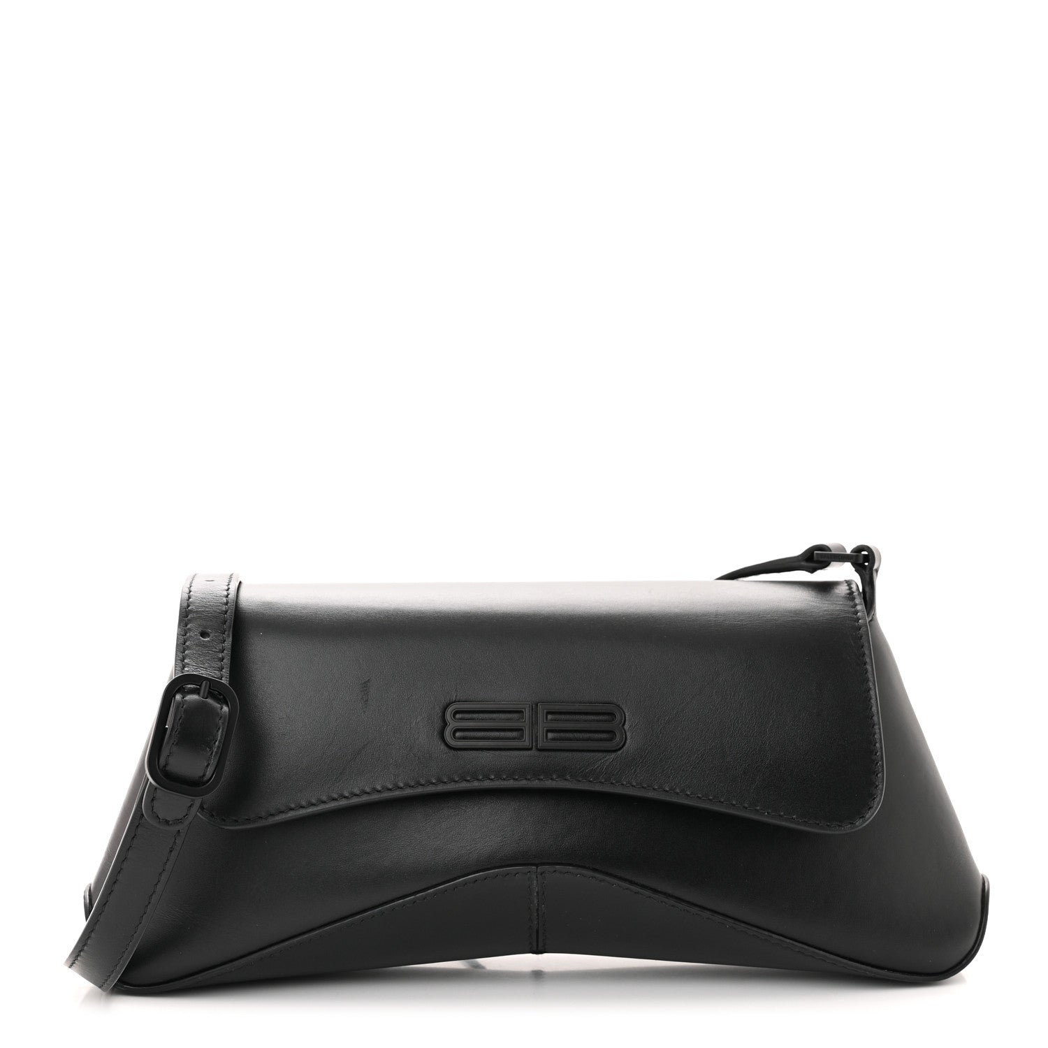 Balenciaga Box Calfskin Monochrome Small XX Flap Stretch Bag Black 1 of 9