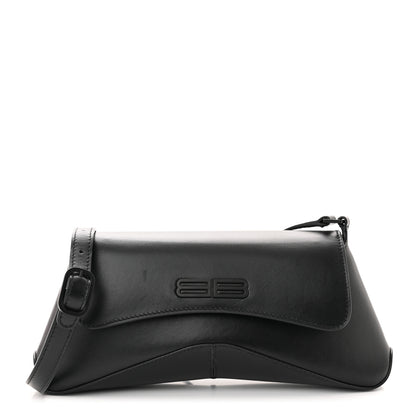 Balenciaga Box Calfskin Monochrome Small XX Flap Stretch Bag Black 1 of 9