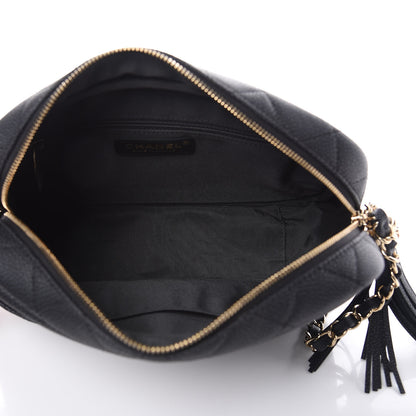 Chanel Caviar Quilted Medium Coco Tassel Camera Case Black 5 of 10