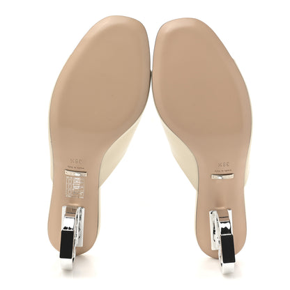 Gucci Malaga Kid Interlocking G Sandals 38.5 Mystic White 6 of 10