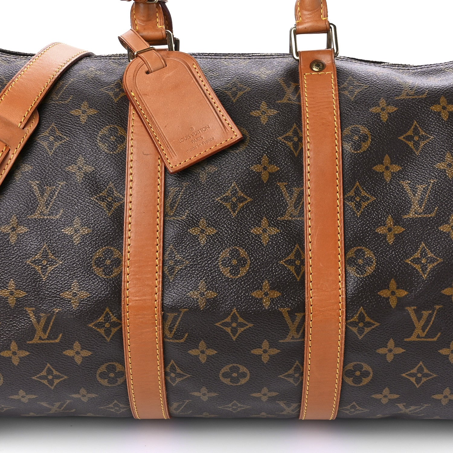 Louis Vuitton Monogram Keepall Bandouliere 45 10 of 13