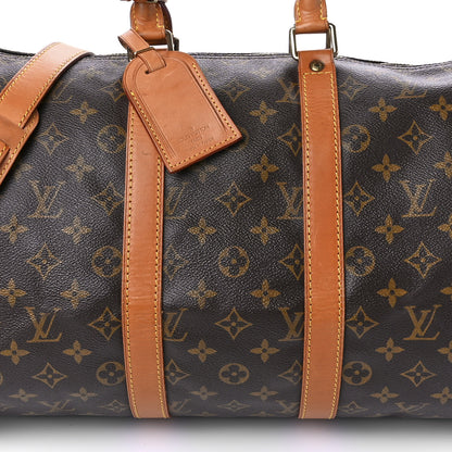 Louis Vuitton Monogram Keepall Bandouliere 45 10 of 13