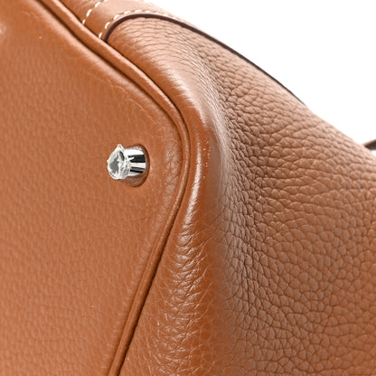 Hermes Taurillon Clemence Picotin Lock 18 PM Gold 10 of 13