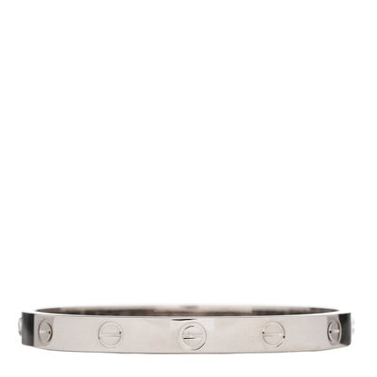 Cartier 18K White Gold LOVE Bracelet 16 2 of 4