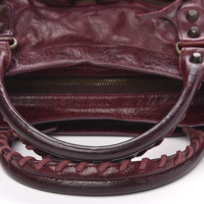 Balenciaga Agneau Classic Hardware City Bordeaux 10 of 12