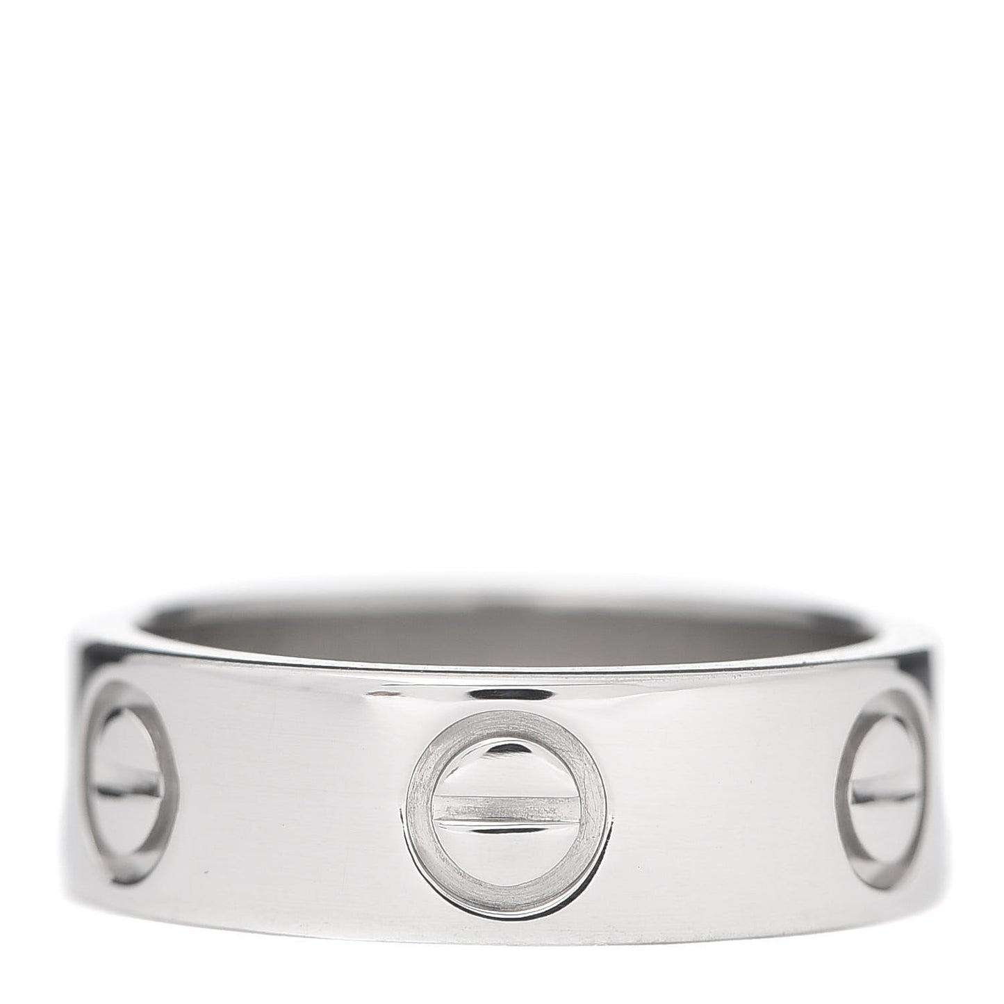 Platinum 5.5mm LOVE Ring 47 4
