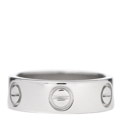 Cartier Platinum 5.5mm LOVE Ring 47 4 1 of 7
