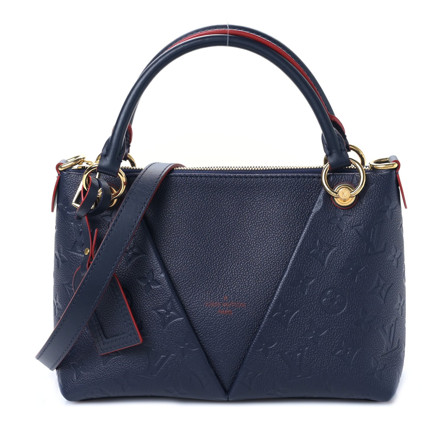 Empreinte V Tote BB Marine Rouge