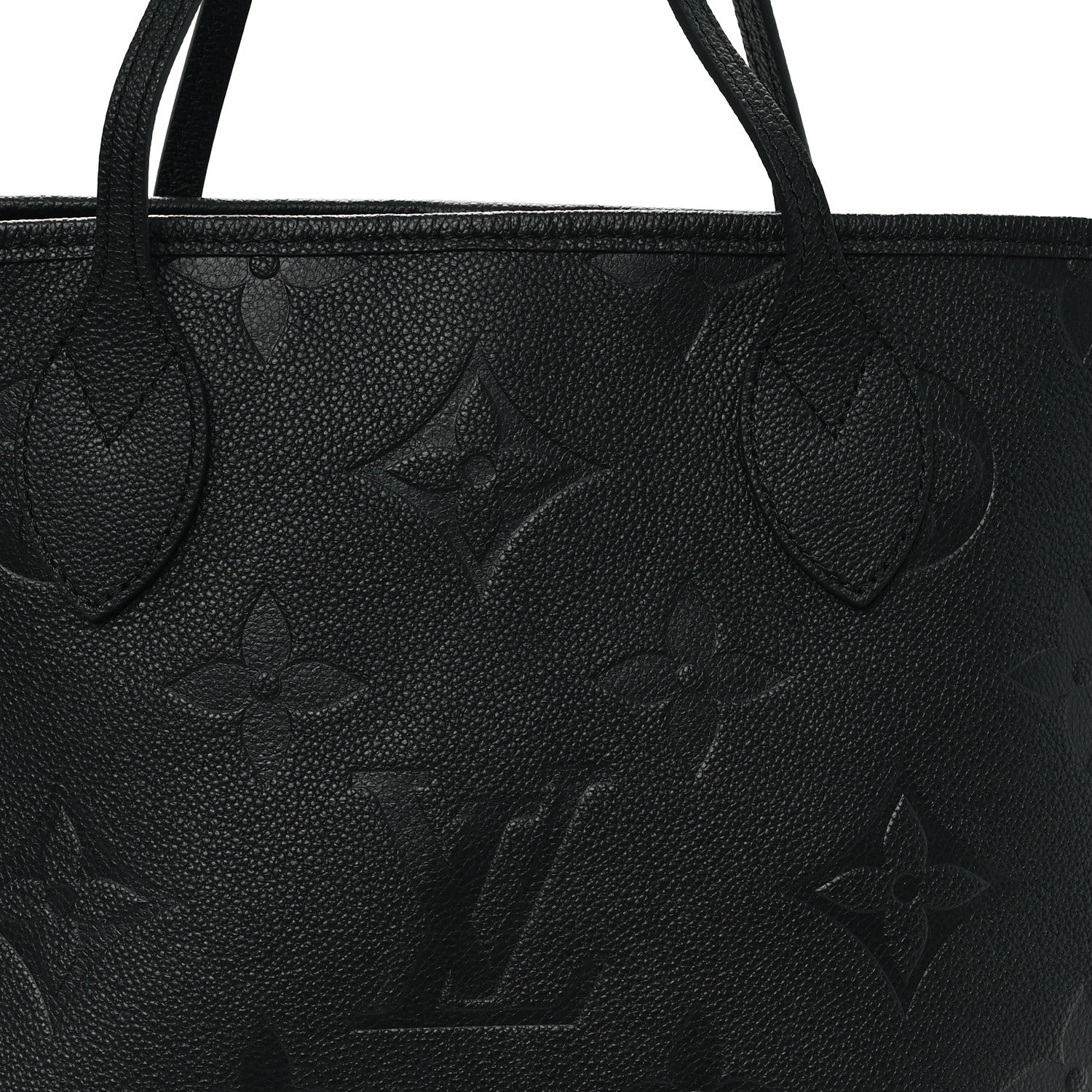 Louis Vuitton Empreinte Monogram Giant Neverfull MM Black 8 of 11
