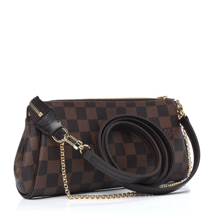 Louis Vuitton Damier Ebene Eva Clutch 3 of 12