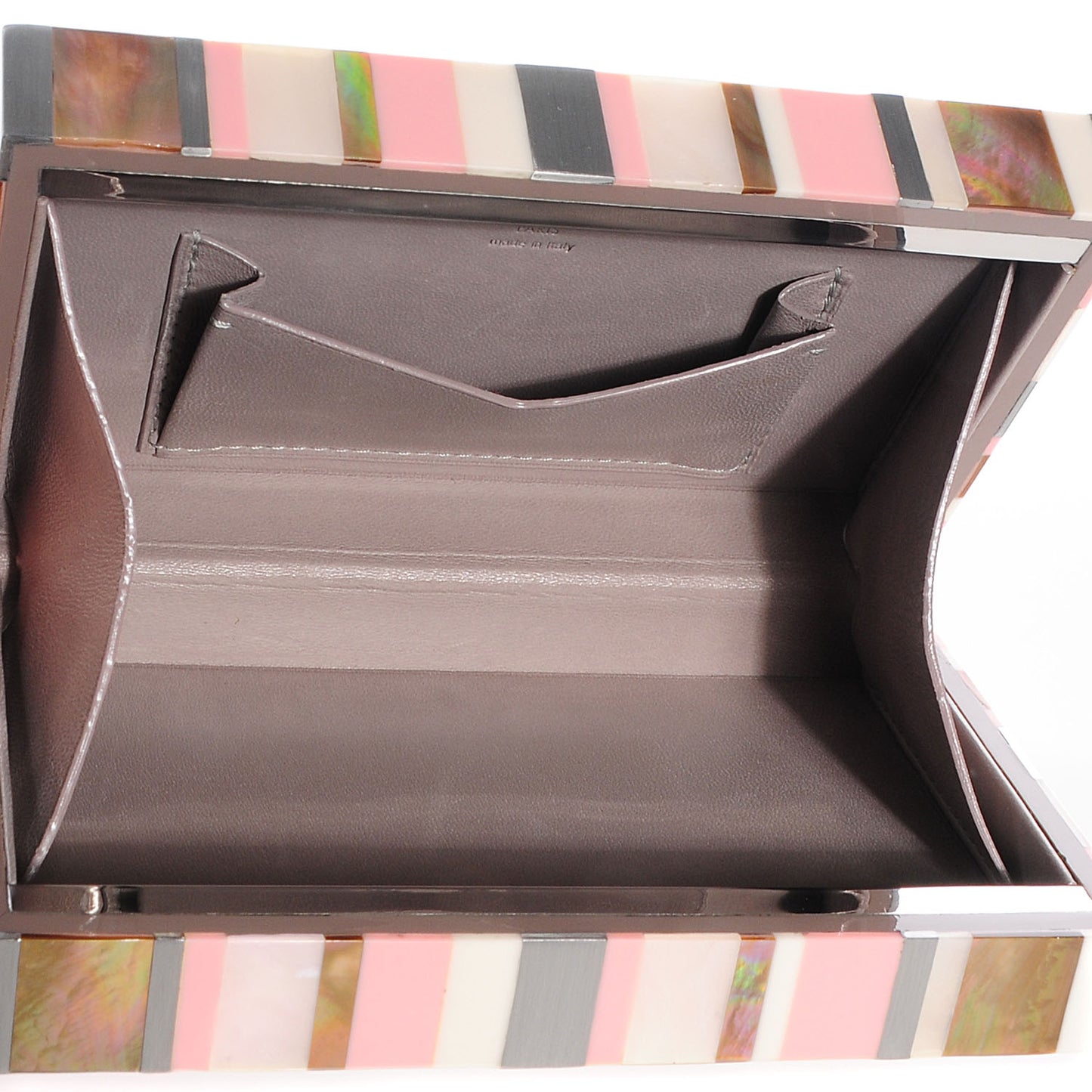 Minaudiere Berlingot Clutch Rose Clair