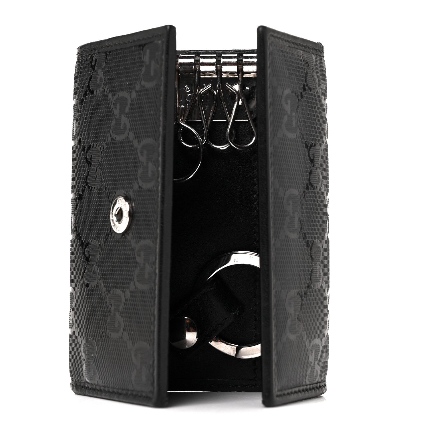 Gucci Imprime Monogram 6 Key Case Black 10 of 18