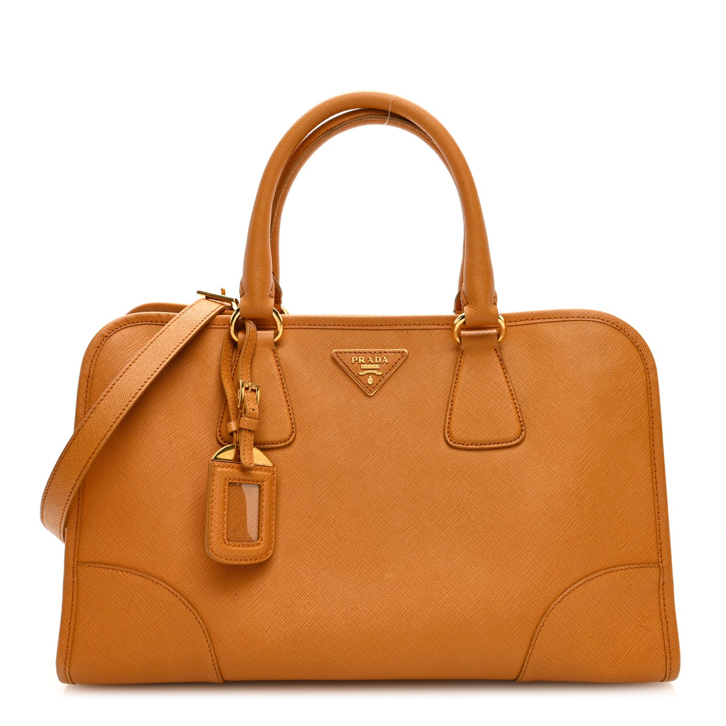 Saffiano Top Handle Bag Orange