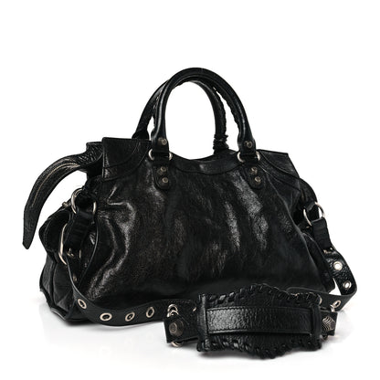Balenciaga Agneau Arena Neo Cagole City Handbag Black 3 of 9