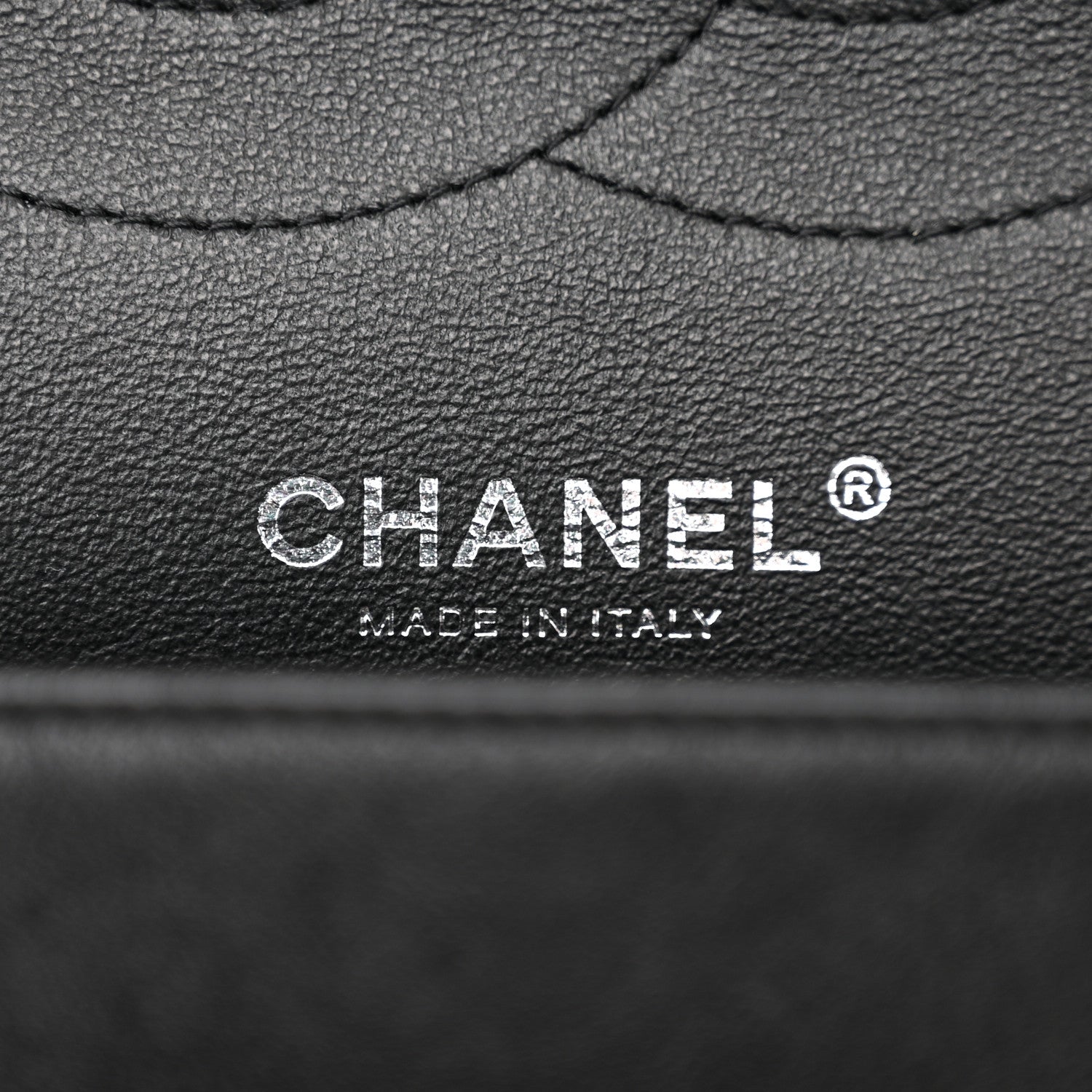 Chanel Crumpled Calfskin Quilted Jumbo Double Flap So Black 6 of 13