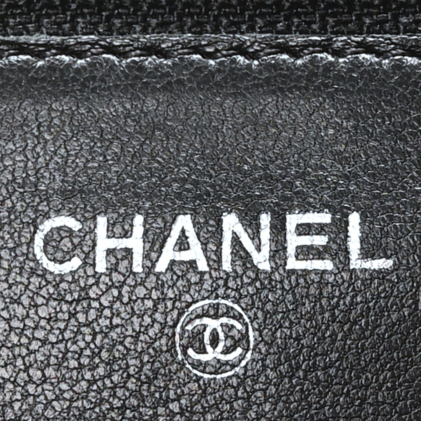 Lambskin Quilted Wallet On Chain WOC Black