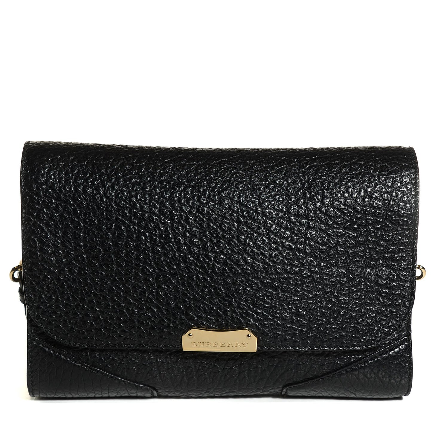 Grainy Calfskin Heritage Grain Small Crossbody Bag Black