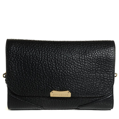 Burberry Grainy Calfskin Heritage Grain Small Crossbody Bag Black 1 of 11