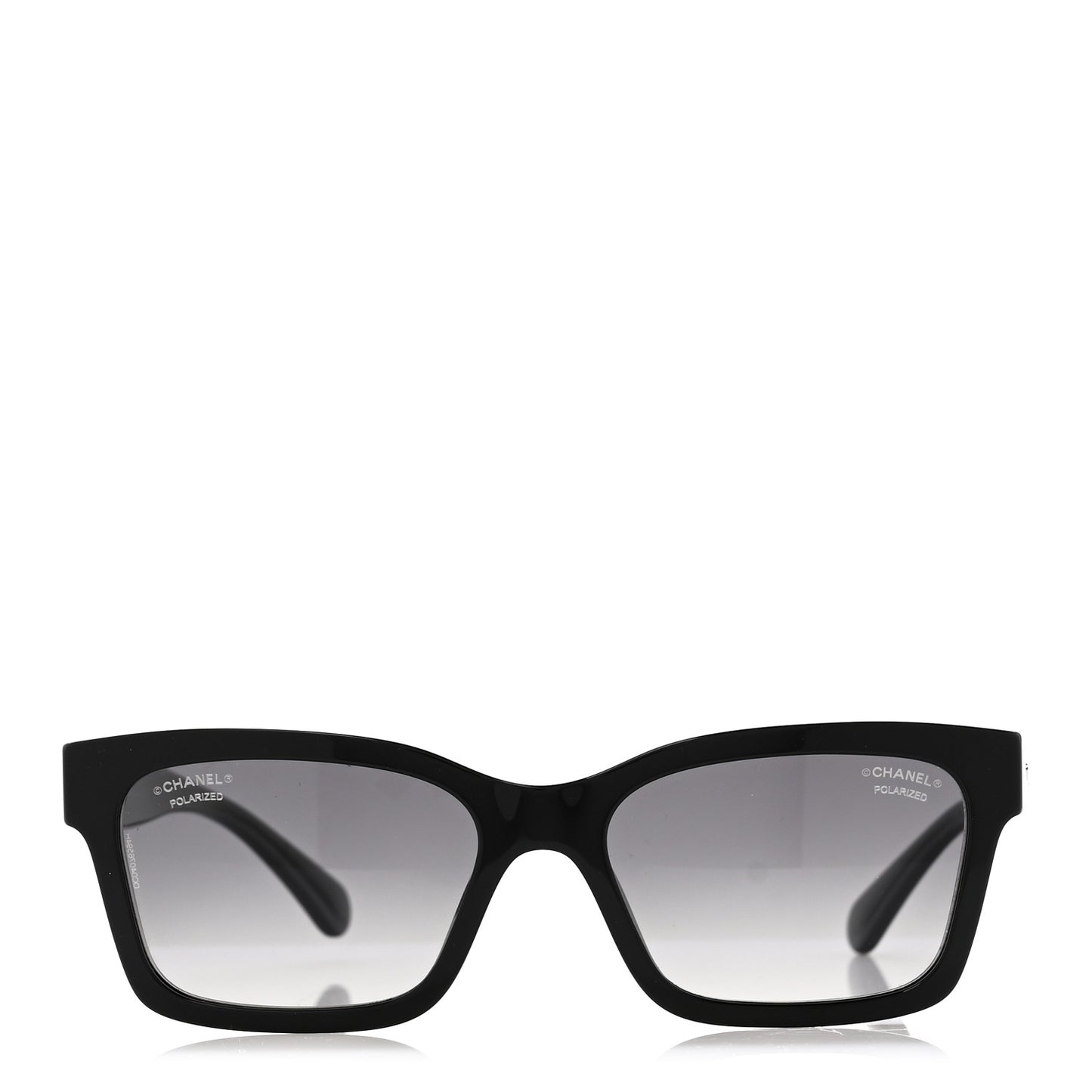 Acetate Polarized Square Sunglasses 5417 Black