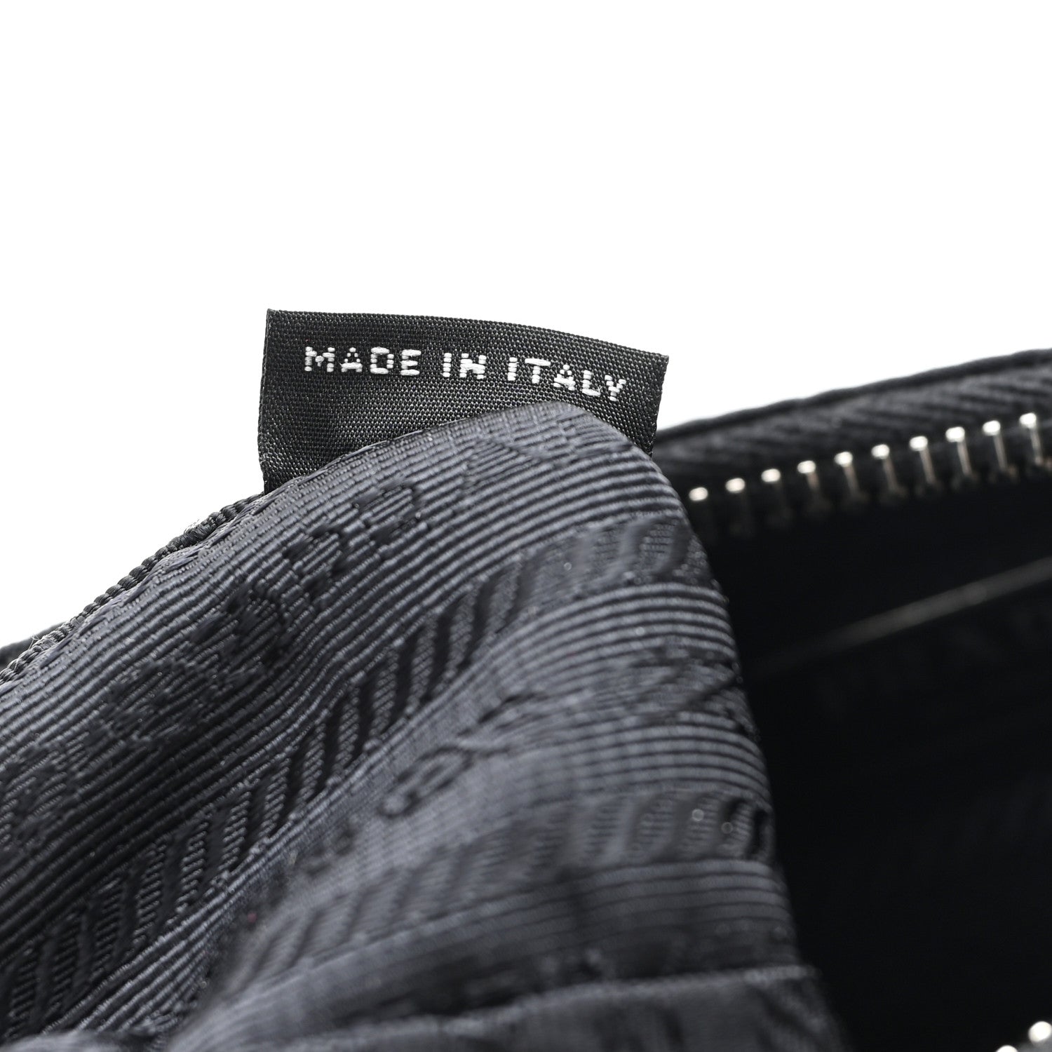 Prada Tessuto Nylon Saffiano Mini Re-Edition 2005 Bag Black 8 of 11