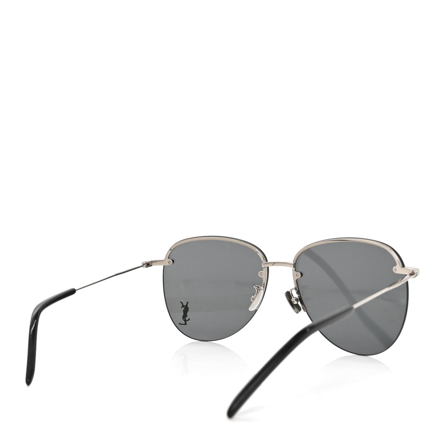 Metal Aviator 61mm SL 328 Sunglasses Black