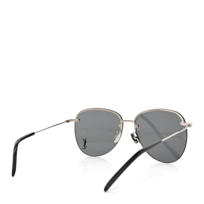 Saint Laurent Metal Aviator 61mm SL 328 Sunglasses Black 4 of 8