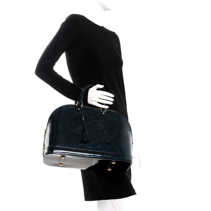 Louis Vuitton Vernis Alma GM Blue Nuit 2 of 6