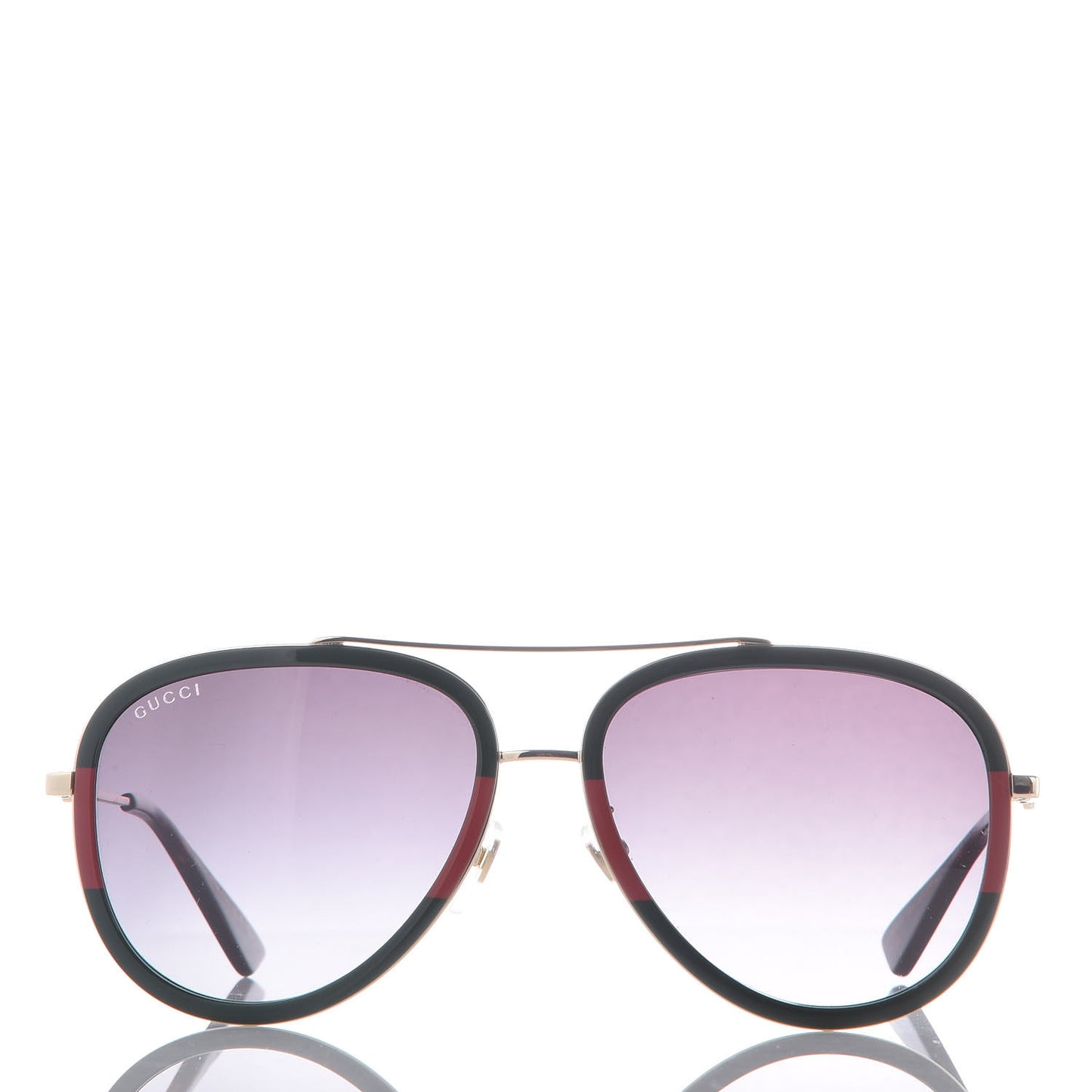Web Aviator Sunglasses GG0062S Green Red