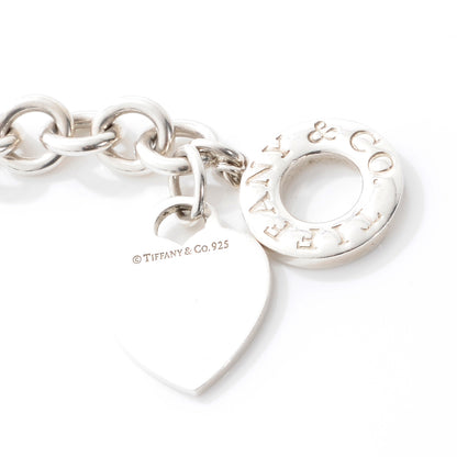 Tiffany Sterling Silver Heart Tag Toggle Necklace 6 of 6