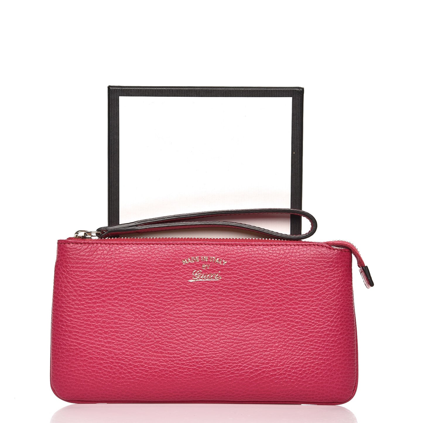 Dollar Calfskin Swing Wristlet Blossom
