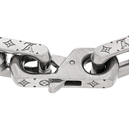 Louis Vuitton Monogram Chain Bracelet L Silver 4 of 5