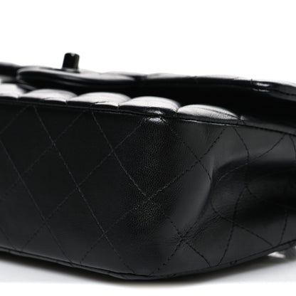 Chanel Lambskin Quilted Small Double Flap So Black 9 of 9