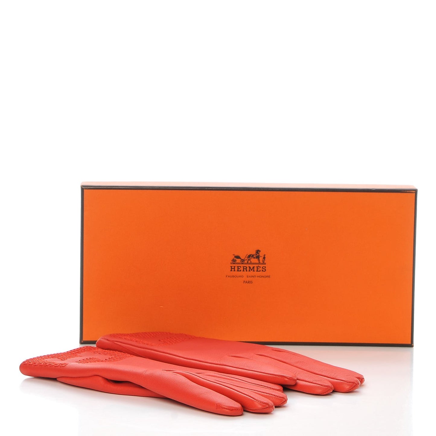 Lambskin Facile Gloves 7.5 Coquelicot