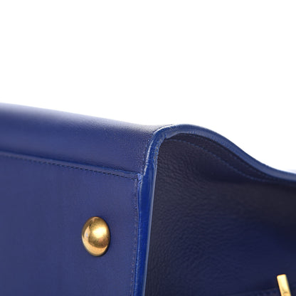 Saint Laurent Calfskin Medium Classic Y Cabas Navy 14 of 16