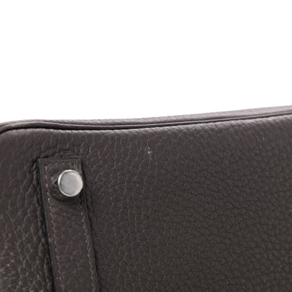 Hermes Togo Verso Birkin 25 Ebene Gold 9 of 12