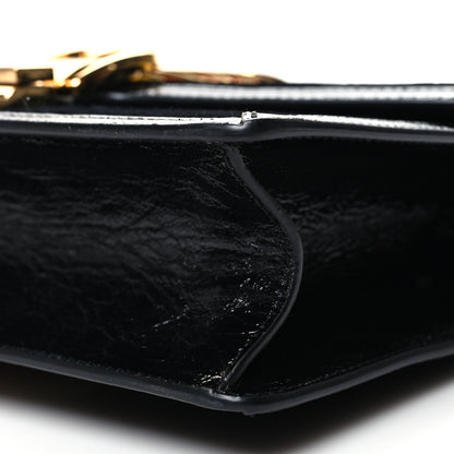 Gucci Velvet GG Monogram Small Sylvie Shoulder Bag Black 9 of 9